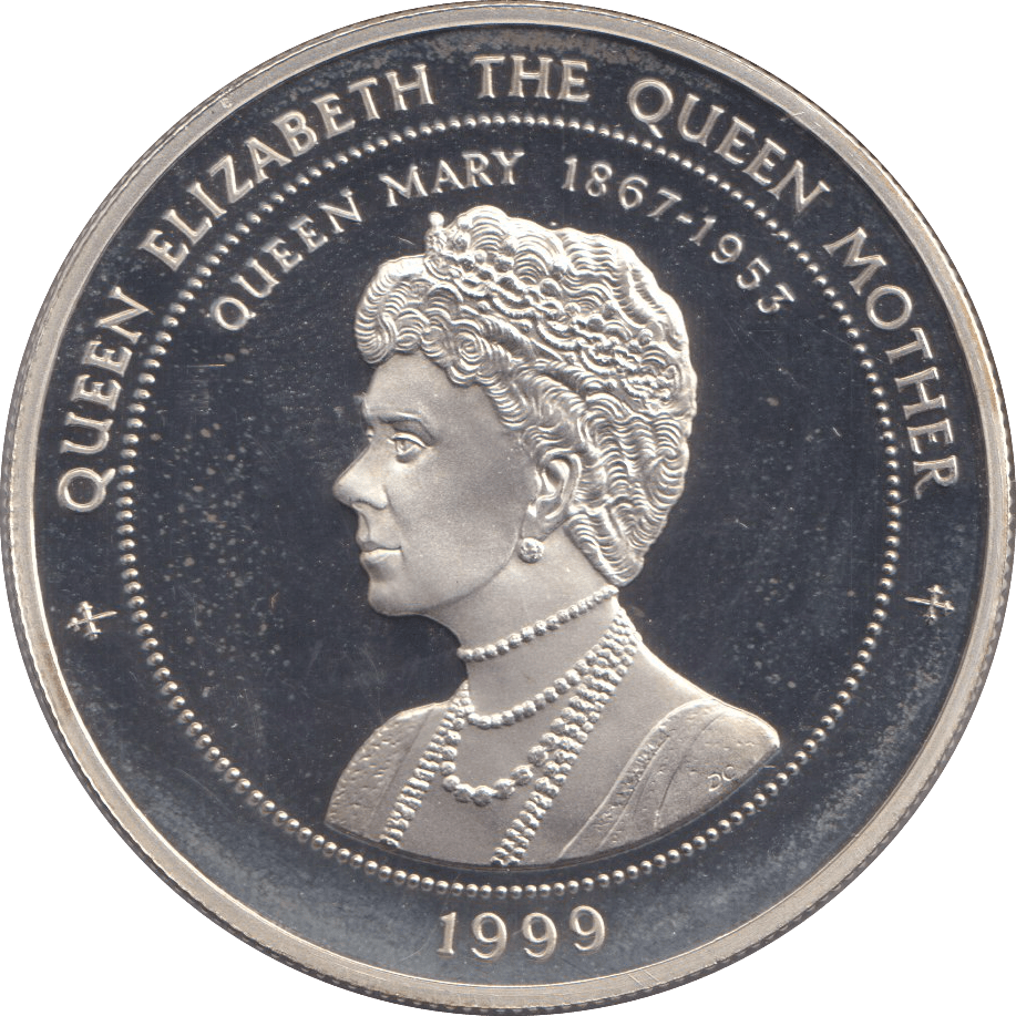 1999 SILVER PROOF 1000 SHILLINGS QUEEN MARY - SILVER WORLD COINS - Cambridgeshire Coins