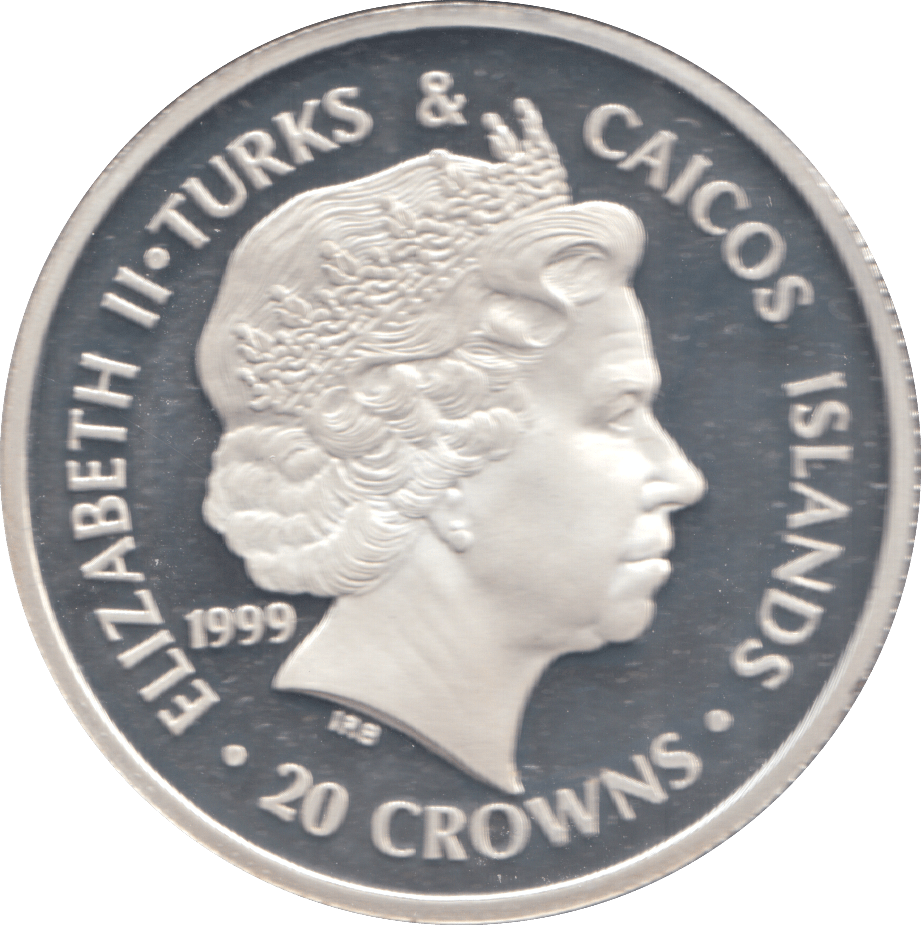 1999 SILVER PROOF 20 CROWNS THE PRINCE EDWARD AND MISS SOPHIE RHYS - JONES - Silver Proof - Cambridgeshire Coins