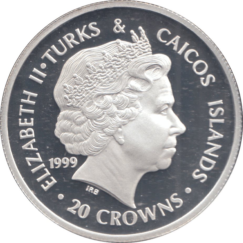 1999 SILVER PROOF 20 CROWNS THE PRINCE EDWARD AND MISS SOPHIE RHYS - JONES - Silver Proof - Cambridgeshire Coins