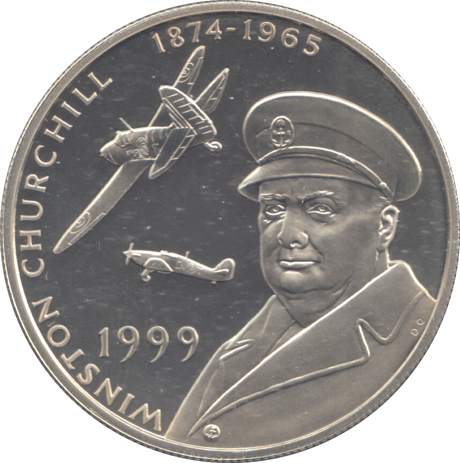 1999 SILVER PROOF 50 PENCE WINSTON CHURCHILL TDC - 50P Silver Proof - Cambridgeshire Coins