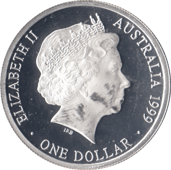 1999 SILVER PROOF AUSTRALIAN SHILLING - SILVER WORLD COINS - Cambridgeshire Coins
