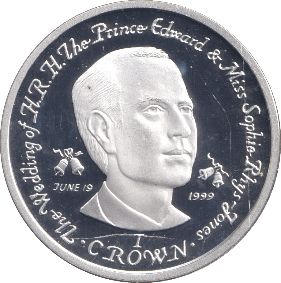 1999 SILVER PROOF CROWN PRINCE EDWARD & MISS SOPHIE - SILVER WORLD COINS - Cambridgeshire Coins