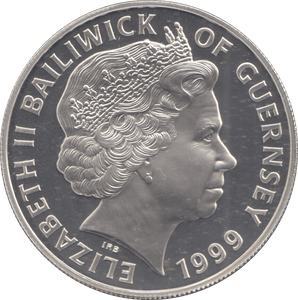 1999 SILVER PROOF FIVE POUNDS THE QUEEN MOTHER - £5 Silver Proof - Cambridgeshire Coins