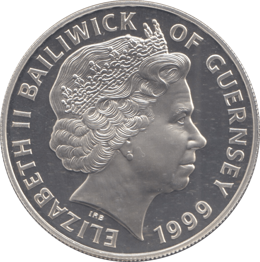 1999 SILVER PROOF FIVE POUNDS THE QUEEN MOTHER - £5 Silver Proof - Cambridgeshire Coins
