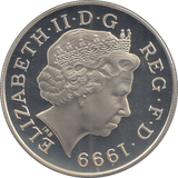 1999 SILVER PROOF FIVE POUNDS - £5 Silver Proof - Cambridgeshire Coins