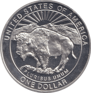 1999 SILVER PROOF LIBERTY DOLLAR USA - SILVER WORLD COINS - Cambridgeshire Coins