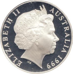 1999 SILVER PROOF ONE DOLLAR AUSTRALIA - SILVER WORLD COINS - Cambridgeshire Coins