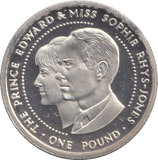 1999 SILVER PROOF ONE POUND GUERNSEY 1 - WORLD COINS - Cambridgeshire Coins