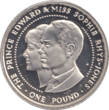 1999 SILVER PROOF ONE POUND GUERNSEY 2 - WORLD COINS - Cambridgeshire Coins