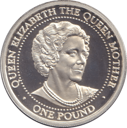 1999 SILVER PROOF ONE POUND QUEEN MOTHER - Silver Proof - Cambridgeshire Coins