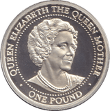 1999 SILVER PROOF ONE POUND QUEEN MOTHER - Silver Proof - Cambridgeshire Coins