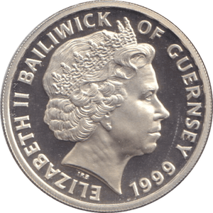 1999 SILVER PROOF ONE POUND QUEEN MOTHER - Silver Proof - Cambridgeshire Coins