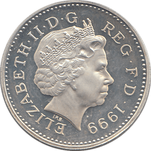 1999 SILVER PROOF ONE POUND SCOTTISH LION - SILVER WORLD COINS - Cambridgeshire Coins