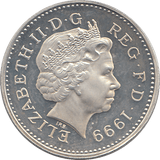 1999 SILVER PROOF ONE POUND SCOTTISH LION - SILVER WORLD COINS - Cambridgeshire Coins