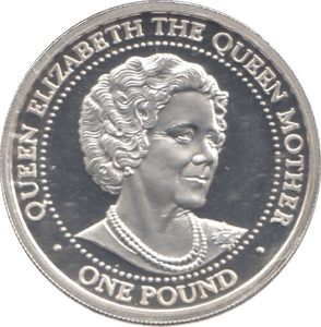 1999 SILVER PROOF ONE POUND THE QUEEN MOTHER - £1 Silver Proof - Cambridgeshire Coins