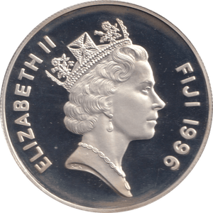 1999 SILVER PROOF TEN DOLLAR FIJI - SILVER WORLD COINS - Cambridgeshire Coins