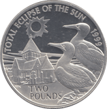 1999 SILVER PROOF TWO POUNDS TOTAL ECLIPSE OF THE SUN - £2 Silver Proof - Cambridgeshire Coins