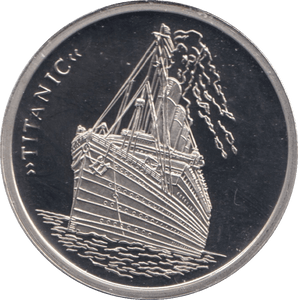 1999 SILVER TITANIC MEDALLION USA - MEDALS & MEDALLIONS - Cambridgeshire Coins