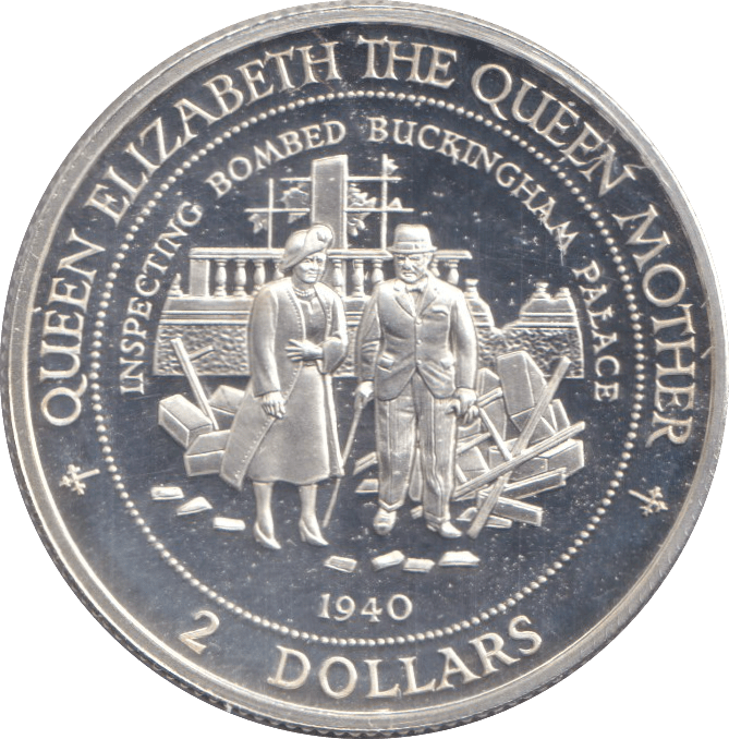 1999 SILVER TWO DOLLARS NAURU - SILVER WORLD COINS - Cambridgeshire Coins
