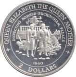 1999 SILVER TWO DOLLARS NAURU - SILVER WORLD COINS - Cambridgeshire Coins