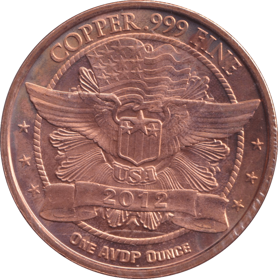 1oz FINE COPPER .999 PEACE TALKS REF E32 - Copper 1 oz Coins - Cambridgeshire Coins