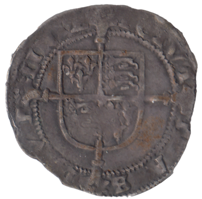 1547 SILVER SIXPENCE HENRY VIII TYPE IV