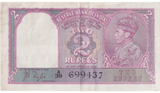 2 RUPEES BANKNOTE INDIA - WORLD BANKNOTES - Cambridgeshire Coins