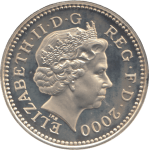 2000 £1 SILVER PROOF - £1 Silver Proof - Cambridgeshire Coins