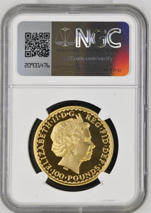 2000 £100 GOLD 1OZ BRITANNIA ( NGC ) PF 70 ULTRA CAMEO - NGC GOLD COINS - Cambridgeshire Coins