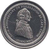 2000 2 POUND 225TH ANNIVERSARY OF POSSESSION BY CAPTAIN COOK ( BU ) - WORLD COINS - Cambridgeshire Coins