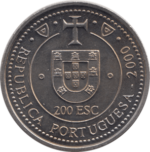 2000 200 ESCUDOS PORTUGAL - WORLD COINS - Cambridgeshire Coins