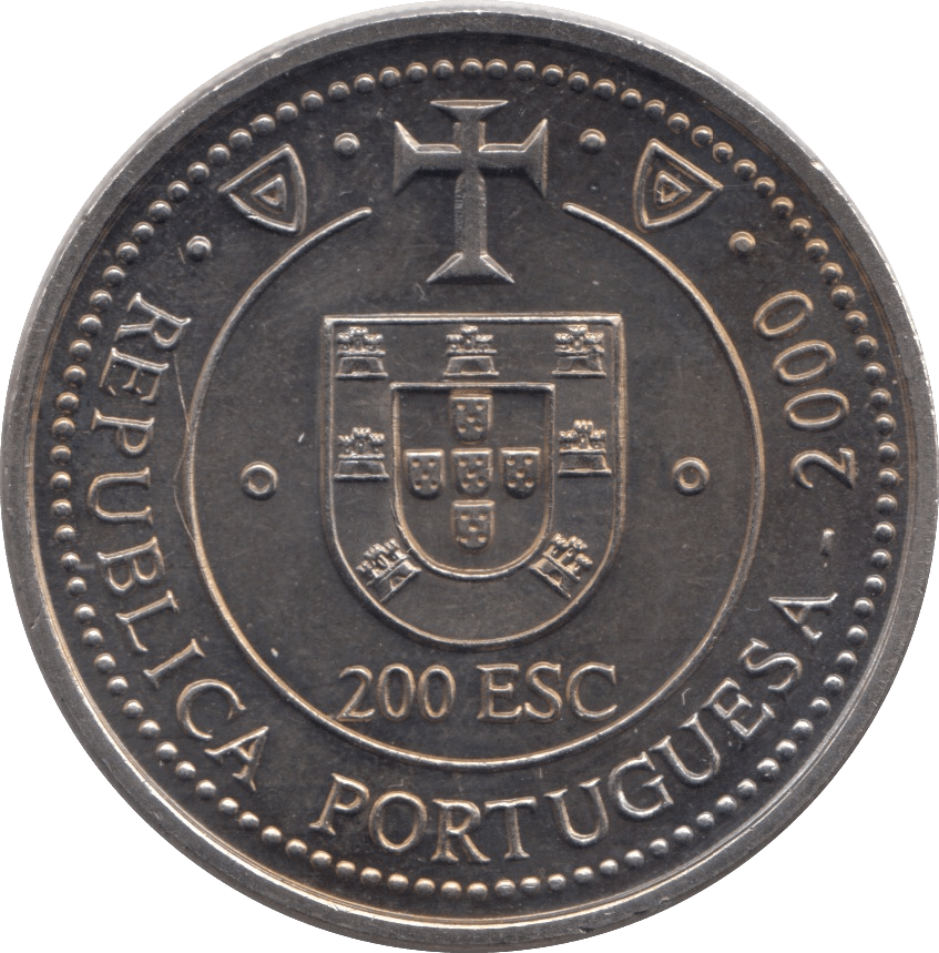 2000 200 ESCUDOS PORTUGAL - WORLD COINS - Cambridgeshire Coins