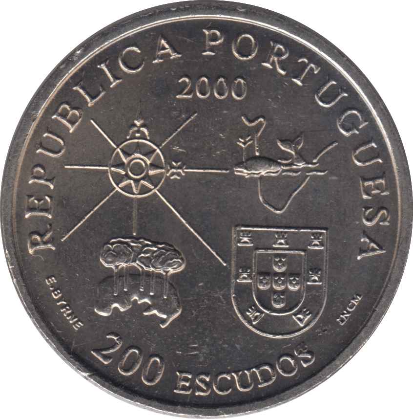 2000 200 ESCUDOS PORTUGAL - WORLD COINS - Cambridgeshire Coins