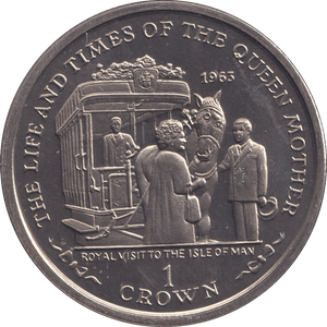 2000 BRILLIANT UNCIRCULATED CROWN - QUEEN MOTHER - WORLD COINS - Cambridgeshire Coins