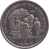 2000 BRILLIANT UNCIRCULATED CROWN - QUEEN MOTHER - WORLD COINS - Cambridgeshire Coins