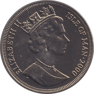 2000 BRILLIANT UNCIRCULATED CROWN - QUEEN MOTHER - WORLD COINS - Cambridgeshire Coins