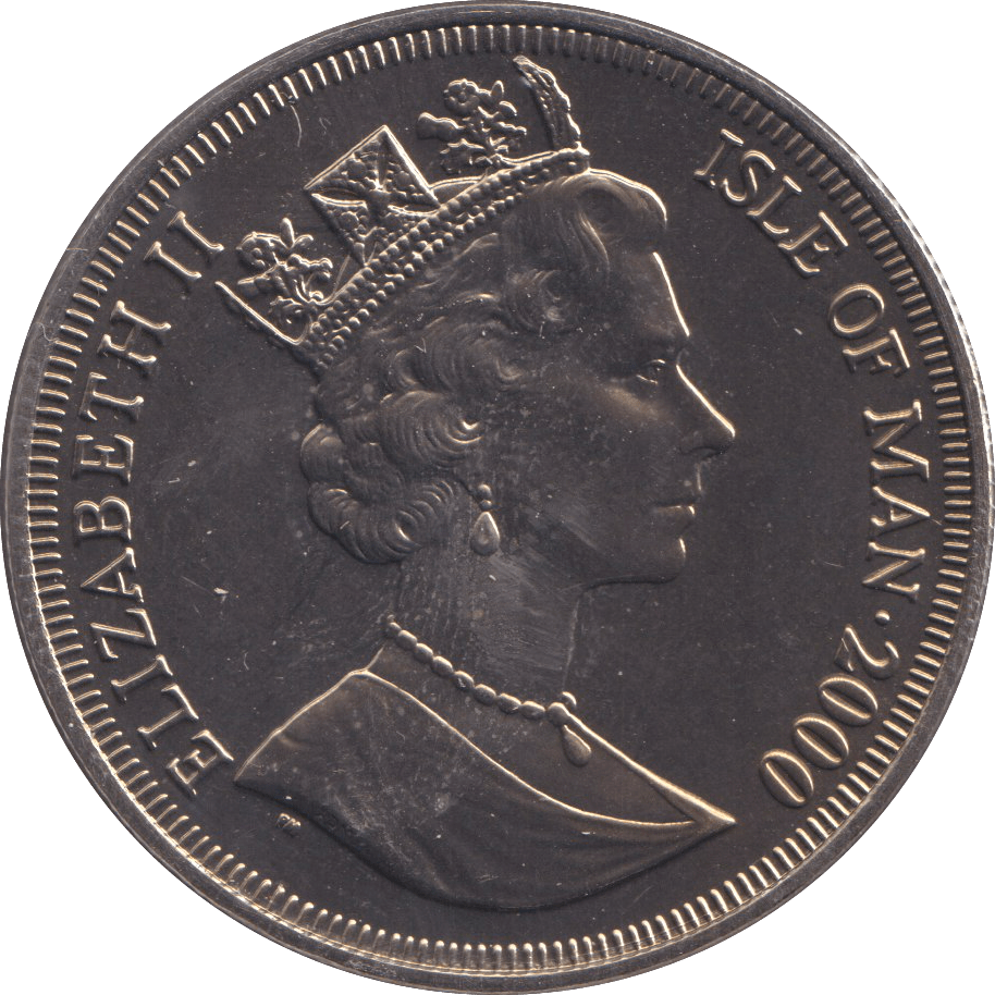 2000 BRILLIANT UNCIRCULATED CROWN - QUEEN MOTHER - WORLD COINS - Cambridgeshire Coins