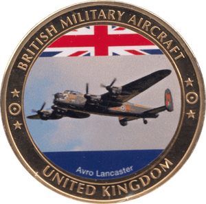 2000 BRITISH MILITARY AIRCRAFT COIN UNITED KINGDOM AVRO LANCASTER MEDALLION - MEDALS & MEDALLIONS - Cambridgeshire Coins