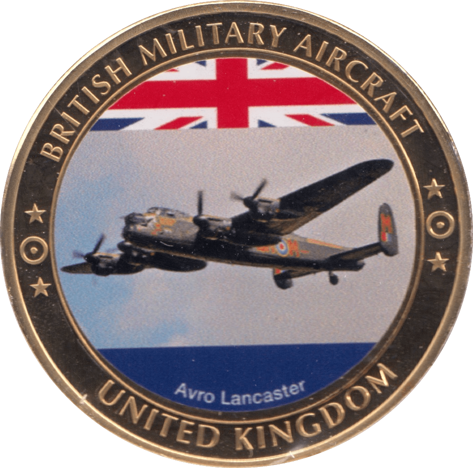 2000 BRITISH MILITARY AIRCRAFT COIN UNITED KINGDOM AVRO LANCASTER MEDALLION - MEDALS & MEDALLIONS - Cambridgeshire Coins
