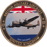 2000 BRITISH MILITARY AIRCRAFT COIN UNITED KINGDOM AVRO LANCASTER MEDALLION - MEDALS & MEDALLIONS - Cambridgeshire Coins