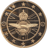 2000 BRITISH MILITARY AIRCRAFT COIN UNITED KINGDOM TIGERMOTH MEDALLION - MEDALS & MEDALLIONS - Cambridgeshire Coins