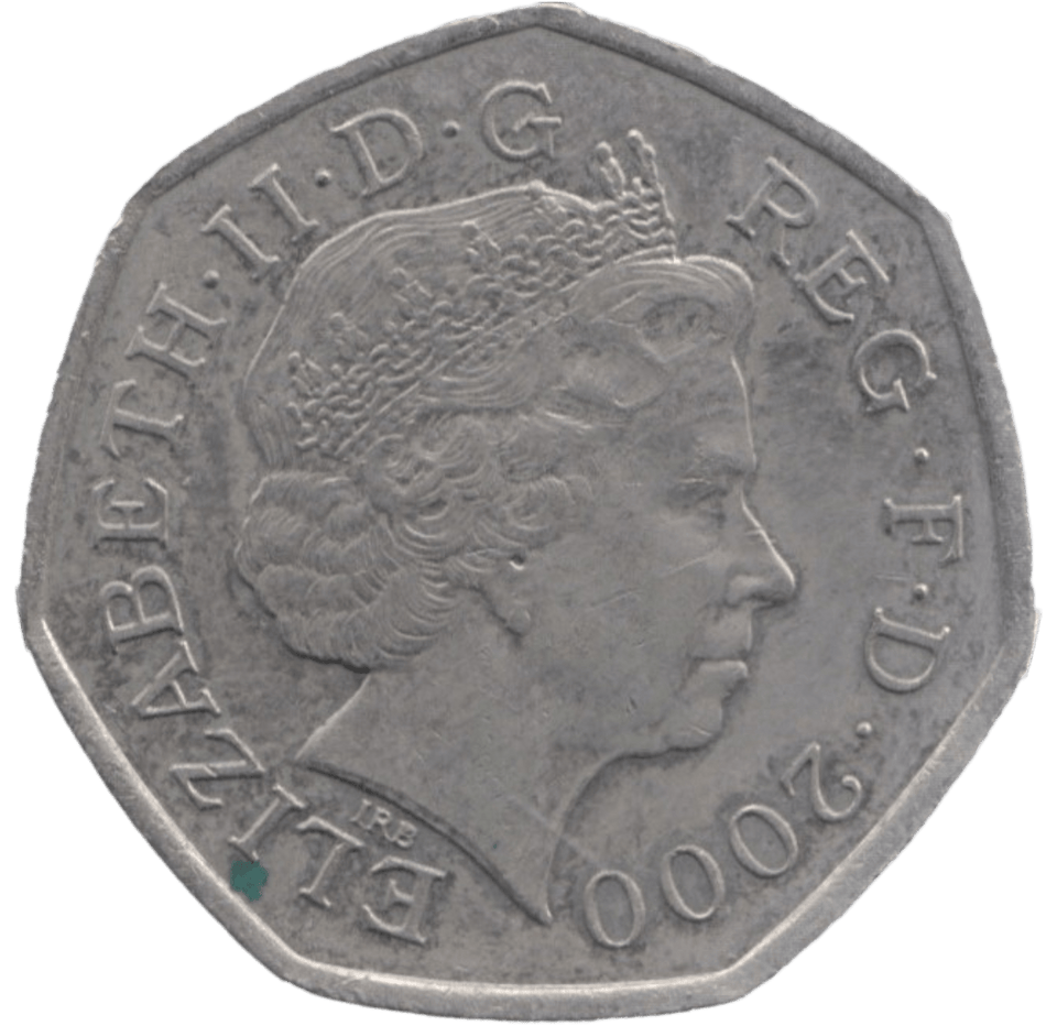 2000 CIRCULATED 50P PUBLIC LIBRARIES ANNIVERSARY - 50P CIRCULATED - Cambridgeshire Coins