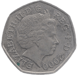 2000 CIRCULATED 50P PUBLIC LIBRARIES ANNIVERSARY - 50P CIRCULATED - Cambridgeshire Coins