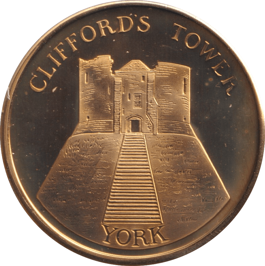 2000 CLIFFORD'S TOWER MEDALLION M46 - MEDALS & MEDALLIONS - Cambridgeshire Coins
