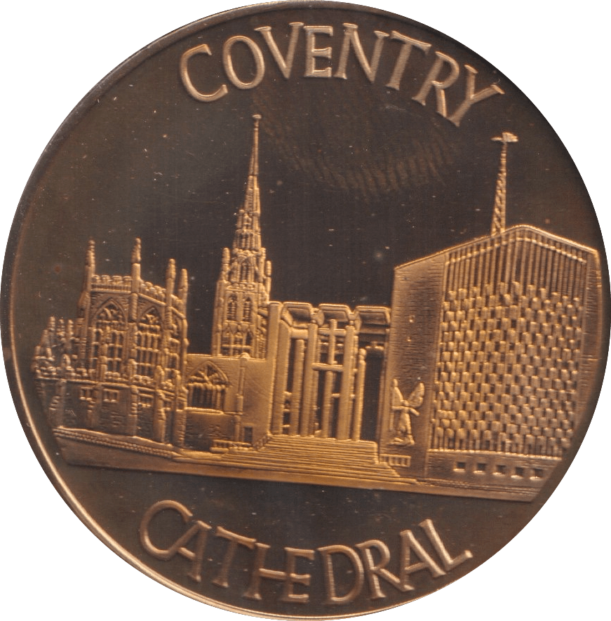 2000 COVENTRY CATHEDRAL MEDALLION M36 - MEDALS & MEDALLIONS - Cambridgeshire Coins