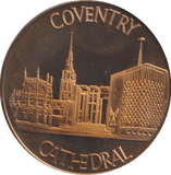 2000 COVENTRY CATHEDRAL MEDALLION M36 - MEDALS & MEDALLIONS - Cambridgeshire Coins