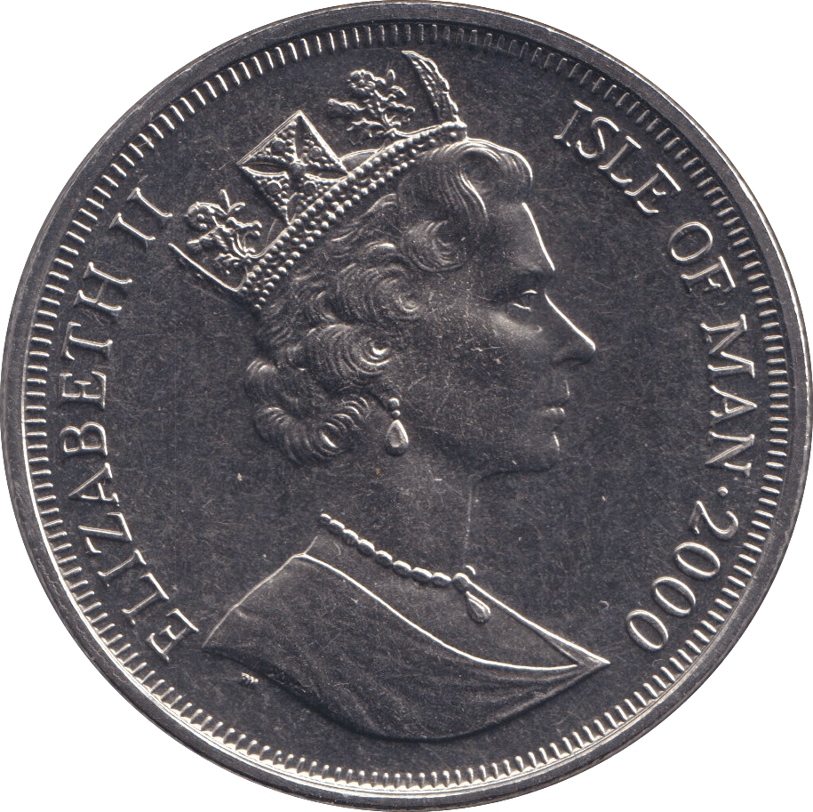 2000 CROWN ISLE OF MAN - WORLD COINS - Cambridgeshire Coins