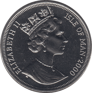 2000 CROWN ISLE OF MAN - WORLD COINS - Cambridgeshire Coins