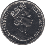2000 CROWN ISLE OF MAN - WORLD COINS - Cambridgeshire Coins