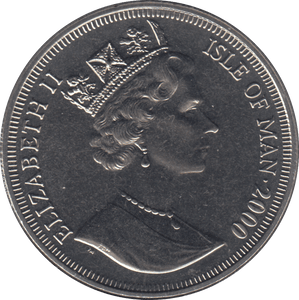 2000 CROWN ISLE OF MAN - WORLD COINS - Cambridgeshire Coins